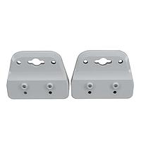 Bud Industries DPX-424-KIT Hardware 4" Flange kit (2 flanges + 4 scrw) for DPH-28706 and DPS-28706 (3.8 x 3 x 0.5)