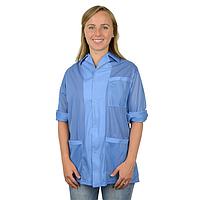 Desco 74300 Jacket with Convertible Sleeves (Blue, X-Small)
