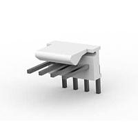 AMP Connectors - TE Connectivity 640457-4 Unshrouded FRICTION LCK HDR 4P Right Angle Post tin
