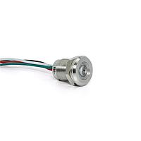 Dialight 624-1124-317F LED Panel Mount Indicators 12mm RGB 24VDC W/ Wires
