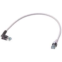 HARTING 09488587585005 Cat 6a VB RJ45-DB RJ45 Grey 0.5m