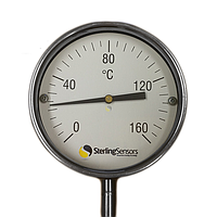 Sterling Sensors V20515000250 Direct Mount Dial Thermometer (500mm, Ø12.7mm, 0~250°C)