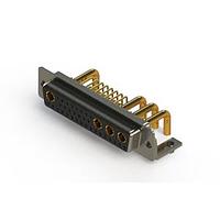 EDAC 630-36W4650-3TB Mixed Contact D-Sub Connectors Right-angle Power Combo D-Sub Connector