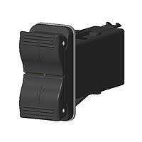 Carling Technologies V-USB-24-G11-1BB1 Battery Chargers USB Charger 2 Port Black IP64