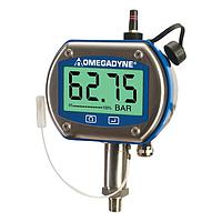 OMEGA DPGM409-007BA Metric, High Accuracy Digital Pressure Gauge with Output (Absolute, 7 bar, BSPP Male, 1/4 in, IP65, NEMA Type 4X, Weatherproof)
