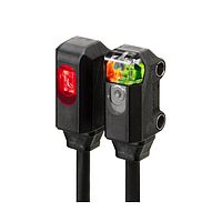 OMRON E3T-ST11MF 2M Ultracompact, Ultrathin Photoelectric Sensor with Built-in Amplifier (1000 mm, through-beam, NPN, Light-ON)