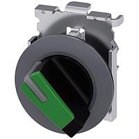 SIEMENS A6X30140220 Short Handle SELECTOR SWITCH. O-I. GREEN