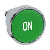 SCHNEIDER ZB4BA341 Momentary FLUSH GREEN WITH WHITE ON MARKING