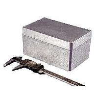 Hammond Manufacturing 1550Z117 Thick Wall, Water-Tight Diecast Aluminum Box 6.4x2.5x3.95"Natura