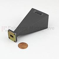 Fairview SH134-20  WR-34 Standard Waveguide Horn With Square Cover Flange and 20 dBi Nominal Gain Operating From 22 GHz to 33 GHz Frequency Range