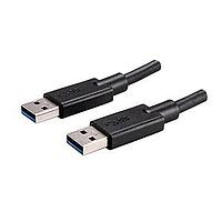 Same Sky (formerly CUI Devices) CBL-UA3-UA3-10BP USB 3.1 Gen 1 Cable, USB, 1000 mm, Type A 3.0 to Type C 3.0, 28 AWG, PVC, Black