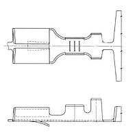 Yazaki 71162090 Terminals TERM 250 FEM 6.0MM UNSLD