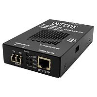 Lantronix E-100BTX-FX-06(LC)-BR Media Converters 100Base-TX RJ-45 to 100Base-FX, MM LC w/ -BR Power Supply