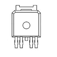Nisshinbo NJW4105DL5-33A-TE1 High Voltage LDO Regulator 3.3V 45V 500mA 4.0V to 40V HV LDO