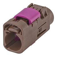 Rosenberger 59Z063-000F Accessories Plastic housing Jack Straight F Brown