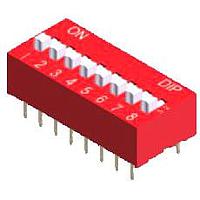 Diptronics NDS-12V DIP Switches Dip switch Slide Type