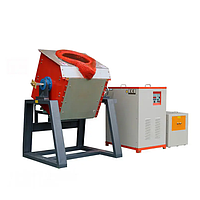 Wondery WDL-MF-15KW Medium Frequency Induction Industrial Metal Melting Furnace for Steel Copper Aluminum Gold (15 kW; 3 kg/10 kg/ 3 kg)