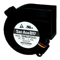 Sanyo Denki 109BM24GD2-1 Blowers DC Blower, 97x33mm, 24VDC, Locked Rotor Sensor