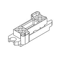 Anderson Power Products 035LDCP Housings 8 16AWG, 21 20AWG PIN HOUSING ONLY