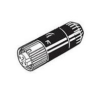 Omron Automation and Safety XS5C-D421 Circular Metric Connectors Socket Straight 4Pin Solder, 6mm Dia Cbl