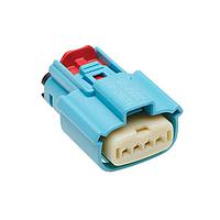 Molex 300363-4011 Female Connector Assembly MX150 Mid-Voltage ASSY 1 Row w/ Conn Pos Assurance Blue A/4