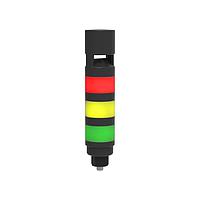 Banner Engineering TL50WYBRAQ Tower Lights Tower Light: 4-Color Audible Indicator; Voltage: 18-30 V dc or 24 V ac; Environmental Rating: IP50; Input: Bimodal; Colors: White Yellow Blue Red; 8-pin M12 Integral QD