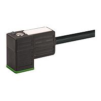 Murrelektronik 7000-94021-6160500 Sensor Cables / Actuator Cables MSUD VALVE PLUG FORM CI 9.4 MM, PVC 3X0.75 black 5m