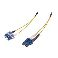 HARTING 33012410030033 Harting SC/LC Fiber Optic Jumper Cable Assembly, SC Duplex to LC Duplex, SM 9/125um OS2, 3.0m