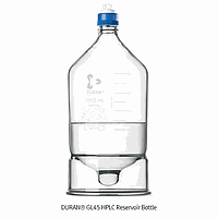 DURAN DU.2184163 HPLC Reservoir Bottle, GL45, w/o Cap, Φ145×h309mm, 2,000㎖