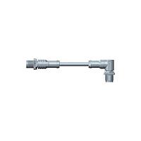 Amphenol LTW MSAP03ML-SAPMR-SD010 Sensor Cables / Actuator Cables M12 Circular Metric Connector, A Code, Plastic, 4A, 03 pins, Male Connector, Male Contact, Straight-to-Right Angle, Screw Thread, Overmolded Double Ended, Length 10000mm, IP68 / IP69K