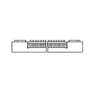 Adam Tech PCA-6-LA-04-HL-3-T/R Connectors FPC/FFC CONNECTOR, ZIF TYPE, .5M