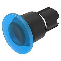 EAO 45-2630.19J0.000 Switch Actuators Mushroom-head pushbutton actuator illuminated blue transparent D40 maintain front/housing plastic