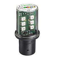 SCHNEIDER DL1BDG6 LED BA15D 120VAC RED LED CLUSTER