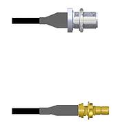 Amphenol Custom Cable Q-1U03M0003018i RF Cable Assemblies N-SJB/SMB-SJB G174 18I