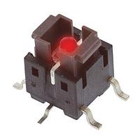 E-Switch TL3240F160BT Tactile Switch Tactile, SPST-NO, Off-(On), Surface Mount, LED, Blue