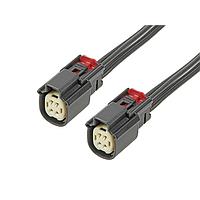 Molex 216285-1043 Double Ended MX150 R-R DR 4ckt 600mm Sn Sld Cbl