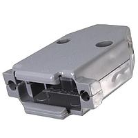 AIM-Cambridge / Cinch Connectivity Solutions 40-9715HG Two Piece Backshell HOOD PLASTIC 15 POS. STNDRD W/RUBBER GRO