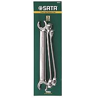 SATA 09031 3PC. FLARE NUT SET (METRIC,SAE)