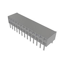 Samtec BCS-113-L-D-HE Sockets Pass-Through Socket Strip