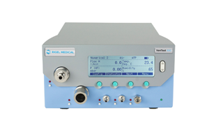 Ventilator testing instrument used for respiratory equipment verification