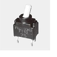 Nidec Components FT2G-2M-Z Ultra-Miniature Washable Toggle Switch DPDT ultraminiature toggle switch, (ON) OFF (ON) function, pcb terminals