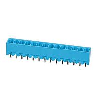 Same Sky (formerly CUI Devices) TBP02R2-381-14BE Headers Terminal block, pluggable, 3.81, receptical, 14 pole, blue