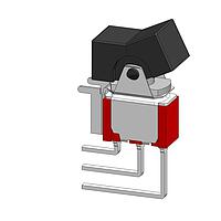Dailywell 3MS1J102M7QES Rocker Switches ON-ON SPDT Right