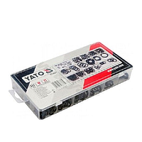 Yato YT-06877 225pcs Rubber O-Ring Assortment