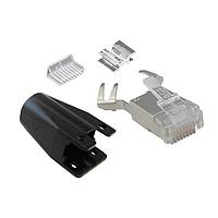 Stewart Connector SS-39200-085 Modular IP20 Modular Plug  Cat6a  8P 8C  Shielded  .033"-.038" Conductors  .270"-.300" Overall OD