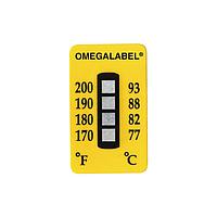 OMEGA TL-4-465-30 4 Point Non-Reversible Temperature Label (500 °F)