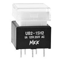 NKK Switches UB215SKW036G-3JB Pushbutton Switches SWITCH PUSHBUTTON
