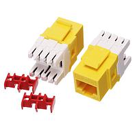 Belden AX104191-B24 Modular CAT6+ JACK KCONN YELLOW