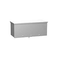 Hammond Manufacturing C3RWT1096 Wire Ducting & Raceways Type 3R Wiring Trough - 10x10x96 - Steel/Gray