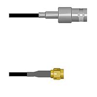 Amphenol Custom Cable Q-0303B0003008i RF Cable Assemblies BNC-SJ/SMA-SP G174 8I
